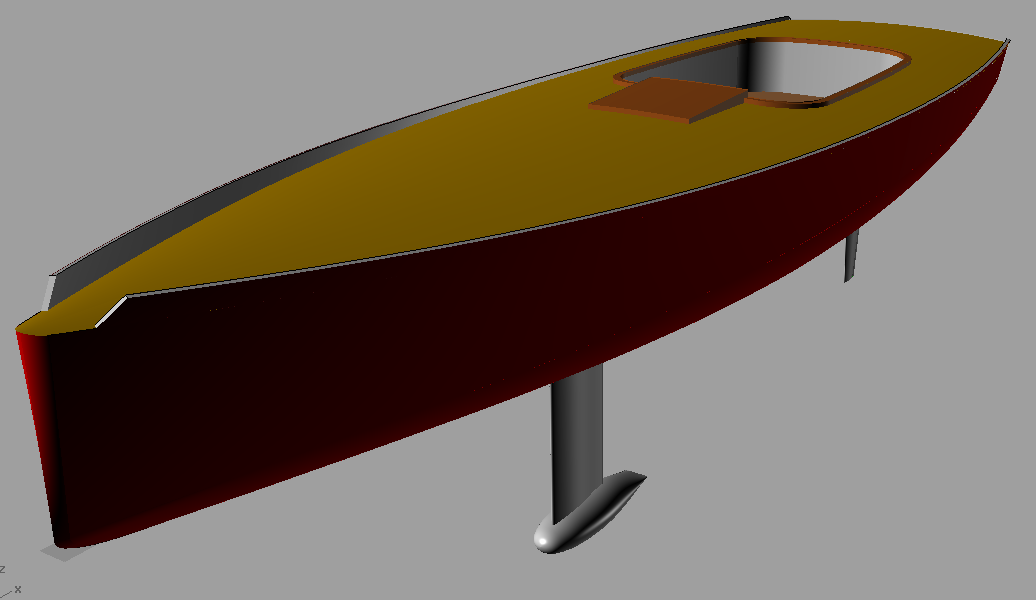Didi 27 Retro radius chine plywood boat plans